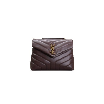 YSL LOULOU SMALL IN QUILTED LEATHER 494699 (23*17*9cm)